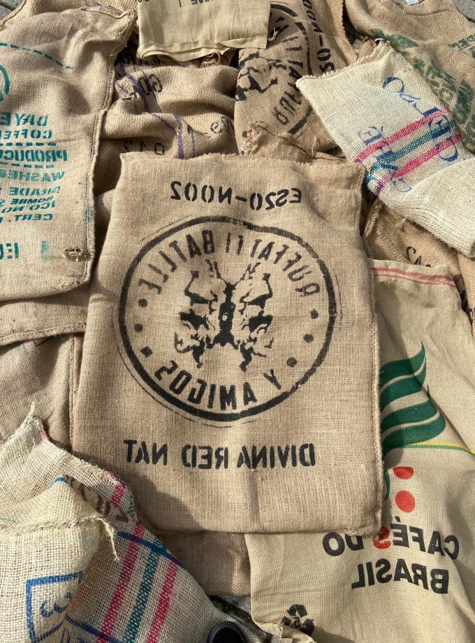 Burlap Coffee Bag